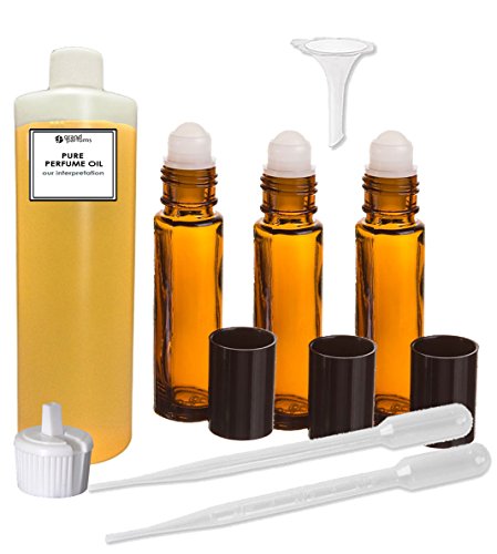 Гранд парфеми парфеми сет на масло - Ла Нут Трезор за жени тип - нашето толкување, со ролна на шишиња и алатки за да ги пополните