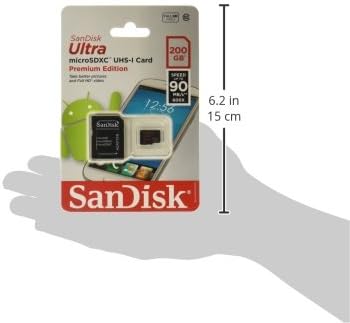 Sandisk Ултра MICROSD UHS-I 200gb Флеш Мемориска Картичка