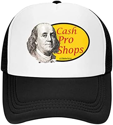 Cash Pro Продавници Машка камионска капа капа за капа - Премиум ниска круна - една големина одговара на затворањето на Snapback -