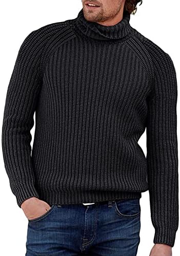 Машки есенски зимски гроздобер џемпер, машки обични долги ракави џемпери кабел плетен v-врат џемпер џемпер од џакард пуловер