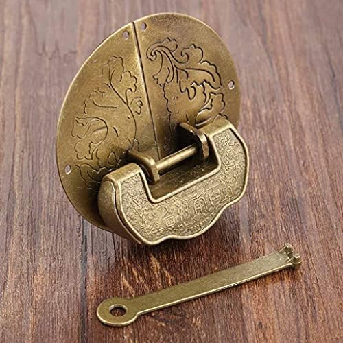 Хардвер за мебел за антички мебел за мебел, поставена за заклучување на бравата, за заклучување на заклучувањето Декоративно кинески