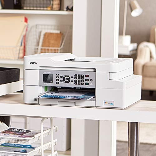 Brother MFC-J805DW InkVestmentTank Inkjet Inkjet се-во-еден печатач со мобилен уред и дуплекс печатење со до 1-годишна мастило во кутија,