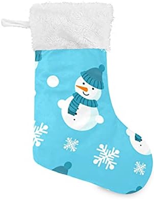 Прекрасна акварел зимски снежни божиќни чорапи големи Божиќни чорапи за камин новогодишна елка дневна соба виси чорапи чорапи за украси