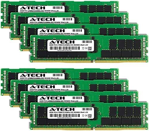 A-Tech 128gb Комплет Меморија RAM МЕМОРИЈА ЗА HPE DL560 G10-DDR4 2133MHz PC4 - 17000 ECC Регистрирани RDIMM 2rx4 1.2 V-Сервер