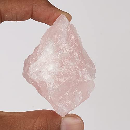 GemHub Raw Stone Loose Pink Rose Quartz 769,55 CT Природно овластен груб скапоцен камен за тампонирање, кабинирање, декорација…