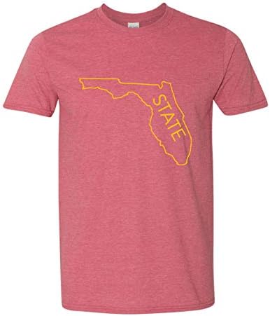 Кампус Оригинали Флорида Држава ја опишува машката маица за машка супер мека гроздобер