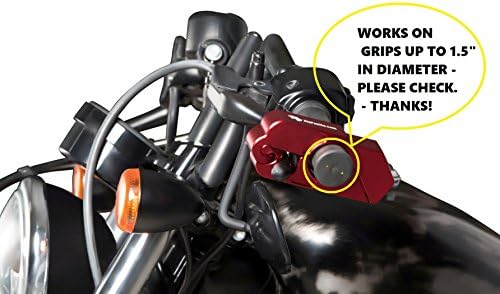 BigPantha #1 Заклучување на мотоцикл - Зафат/гас/сопирачка/заклучување на лентата за да го обезбедите вашиот велосипед, скутер, мопед или АТВ за помалку од 5 секунди! . Бон?