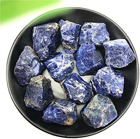 Laaalid xn216 1pc природен груб содалит сурови кварцни скапоцени камења карпи примерок реики лекување дома декор природни камења