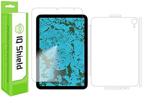 IQShield Full Body Protector компатибилен со Apple iPad Mini 6 + Clear [Целосно покритие] Заштитник на екранот HD и анти-меур филм