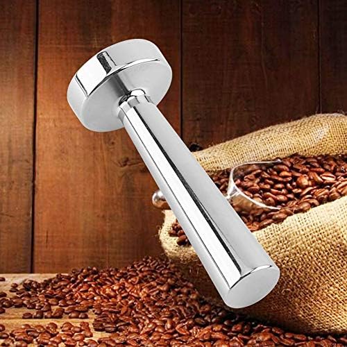 Кафе Прес Тампер, не'рѓосувачки челик цврсто еспресо алатка за тампер за кафе, рамна основа за машина за капсула Nespresso