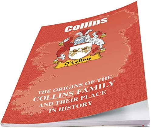 I Luv Ltd Колинс Ирска брошура за историја на семејството што го опфаќа потеклото на ова познато име