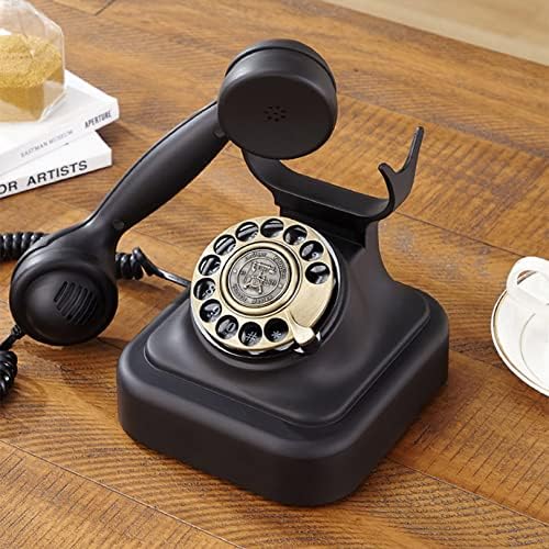 Гроздобер антички телефон, ретро -кабел дигитален гроздобер фиксни декоративни телефони за хотелски хотелски канцелариски дом декор