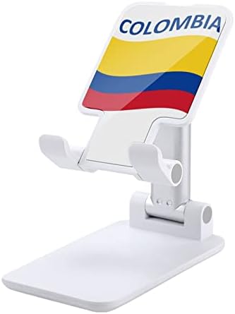 Знаме на колумбија печати мобилен телефон штанд компатибилен со таблетите за прекинувач за iPhone, прилагодлив прилагодлив за мобилен телефон,