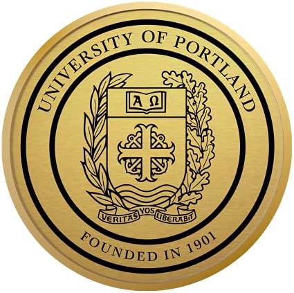 Универзитет во Портланд - Официјално лиценциран - Рамка за диплома за злато медалјон - Големина на документ 11 x 8,5