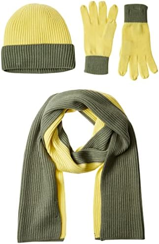 Essentials Unisex-Adult на плетената капа, шал и ракавици