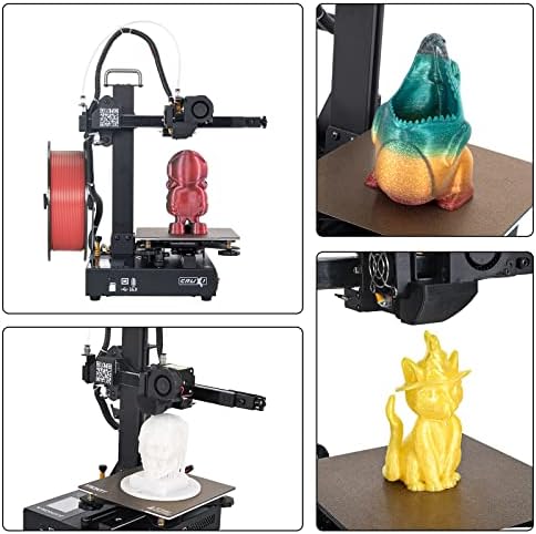 Tronxy Crux1 Desktop 3D печатач со 1,75 mm 3D печатач за печатач Промена на сина во бела 1 пакет