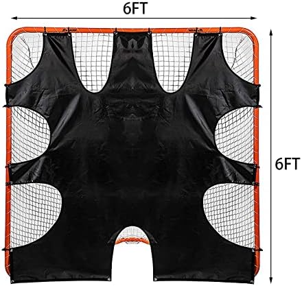 Лакрос Цел Стрелаштво Цел, Лакрос Нето Опрема За Обука,Лакрос Гол Чувар Агол Цели За Снимање Пракса, Хокеј Нето Обука Цел Крпа со 16 Еластична