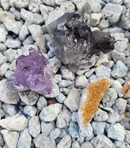 Pachamama Essentials Citrine Healing Stone - Кристал кластер, суров минерал, суров цитрин, суров кристал 2 +