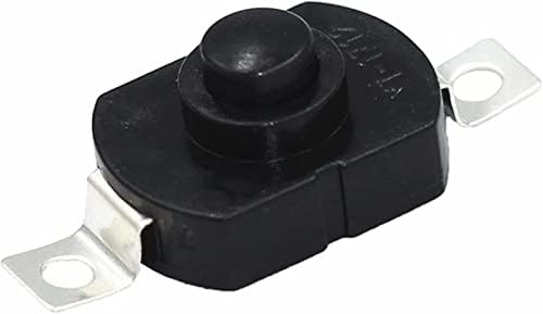 Gibolea Micro Switch 100pcs Push копче за копче 1712KD 30V 1A Заклучување на прекинувачот за светло на светлина 17 * 12 * 9.5 mm табела за