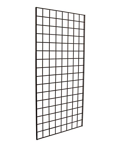 Amko GPB25 Gridwall панел 2 ft. X 5 ft, црна завршница, ¼ внатре жица, засилени двојни вертикални страни, метална конструкција