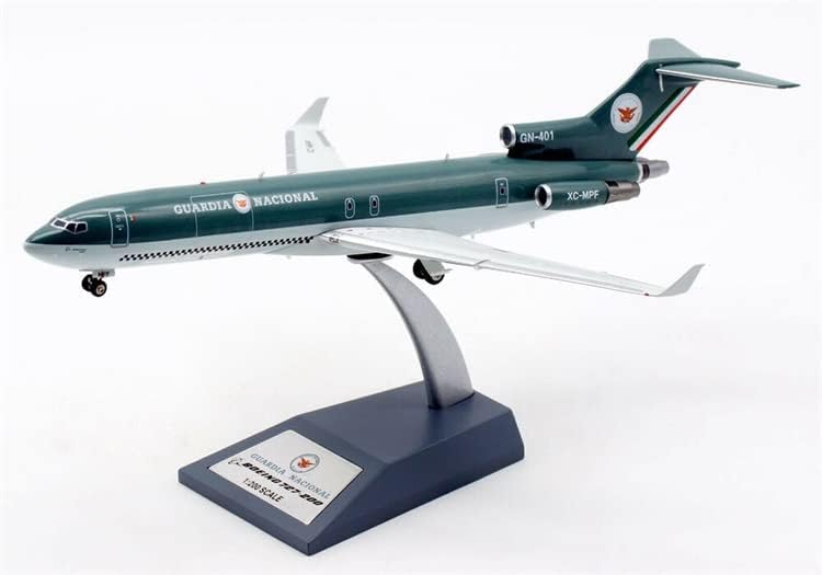 Inflate 200 Guardia Nacional-Мексико за Boeing 727-264/Adv XC-MPF со Stand Limited Edition 1/200 Diecast Aircraft Prefuigled Model