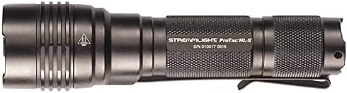 Streamlight 88065 ProTac HL-X 1000-Лумен Мулти-Гориво Професионални Тактички Фенерче, Вклучува CR123A Литиум Батерии И Футрола, Кутија, Црна