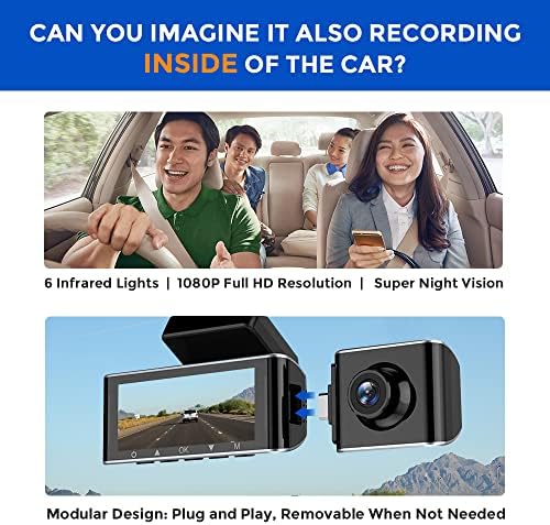 Аздом 1080п Внатрешна Камера Камера За Кабина ЗА Аздом М550 Цртичка Камера