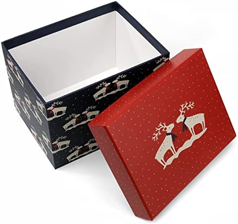 Комплет Од 5 Вгнездени Божиќни Кутии-Избрани Големини и Дизајни