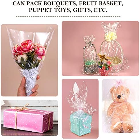 Нубести чиста целофан обвивка за завиткување торбички цвеќиња храна безбедни виолетови ролни за цвеќиња занаетчиски корпи за пакување хартија корпи за подароци з
