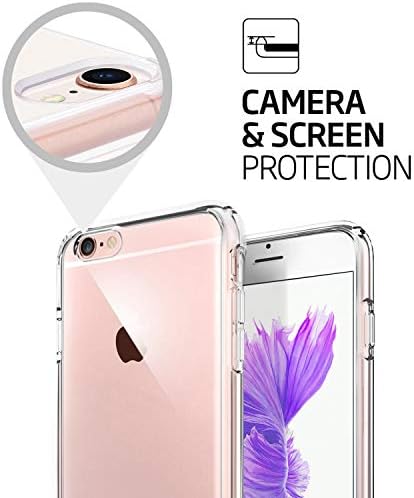 Телефонски случај на Теноц Компатибилен за iPhone 6s и iPhone 6 4,7 инчи, кристално чист ултра тенок случаи мек TPU покритие целосен заштитен