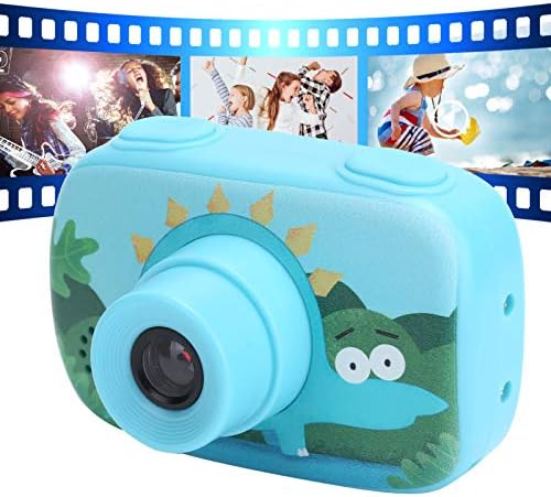 Детска камера, играчка за видео рекордер за дигитални фотоапарати HD дете со 2 инчи IPS екран, Функција за филтрирање/континуирано снимање/тајминг,