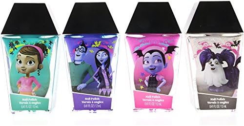 Townleygirl Vampirina Super Sparkly Nail Polish Set за девојчиња, со датотека за нокти