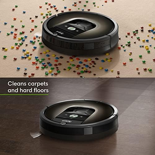 iRobot Roomba 981 Робот Вакуум-Wi-Fi Поврзано Мапирање, Работи Со Алекса, Идеален За Коса Од Домашни Миленици, Теписи, Тврди Подови, Технологија