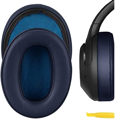 Geekria Quickfit протеин кожен кожен ушен влошки за ушите за слушалки на Sony WH-XB900N, ушни перничиња, слушалки за слушалки, делови за