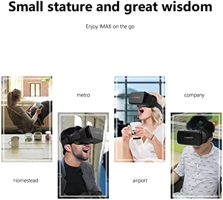 ВР Извонредни Дигитални Очила - 3д Очила За Играње Со Глава ЗА Виртуелна Реалност IMAX Џиновски Екран Кино Ефект Со Рачка Компатибилен
