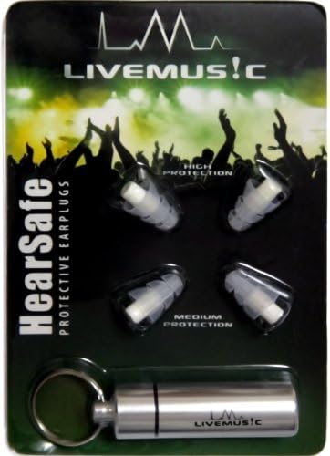 Livemus! C слушалки за уши - високи верни уши за музичар, концерт, тапанар, DJ & Clubbing - еднократно, удобно - заштита на бучава, откажување