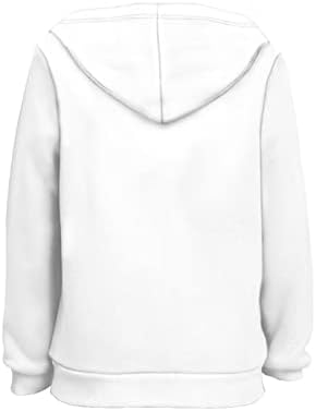 Seanative Kids Newnty Hoodie Youth Gurly Christmas Sweatshirt Pullover врвови со џеб за девојчиња момчиња големина 6-16t