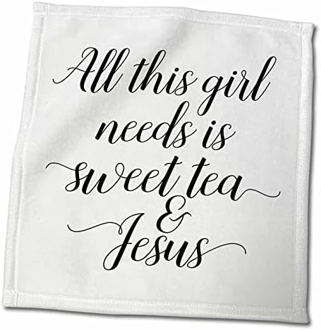 3drose Сето ова девојче што му треба е сладок чај и Исус - крпи
