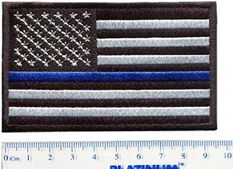 Сино животи Материјал во САД знаме BLM Полициска кошула лепенка 10 см - лепенка за јакна - лепенка за капа - закрпи за торби