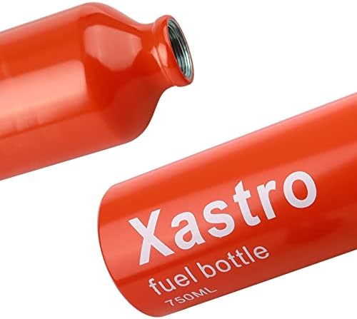 Шише со течно гориво Xastro, бензински алкохол гас керозин шише за складирање на масло за моторцикл за кампување за кампување