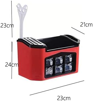 WPYYI Мултифункционална решетка за кујнски решетки, контејнер за сезонски кутии, решетката за складирање на прибор за јадење, решетката за кујнски