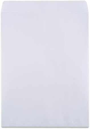 Притиснете/Запечатете Ги Белите Каталошки Пликови, 9 W x 12 L, 28lb. - 10 Пакет