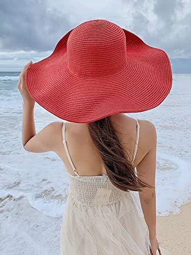 Женска Преклоплива Капа За Плажа Со Широк Обод Летна Капа За Плажа Сонце