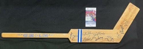 Хокеј Легенди и Ол -arsвезди мулти потпишани гроздобер мини стап JSA Coa Guy Lafleur - Autographed NHL Sticks