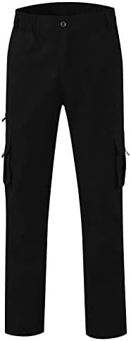Саксигол мулти-џеб мажи џемпери 2023 Преголеми тенок вклопни панталони спортски џогирање пешачење за работа Панталони на отворено