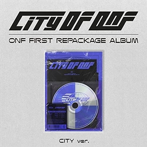 Onf City of ONF 1 -ви албум за препарати Градска верзија ЦД+1p Постер+100p Photobook+16p Lyric Book+2P Photocard+2P Citizantion