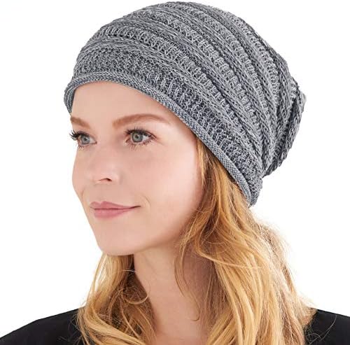 Charm Charce Extra Dlouchy Summer Beanie за мажи - Womenените буги хипстер плетен памук капа