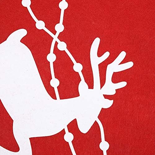 ПРЕТЦИЗОМ црвено здолниште 80 см здолниште на новогодишна елка Елк шема Божиќ дрво стапало тепих празнична елка престилка домашна забава