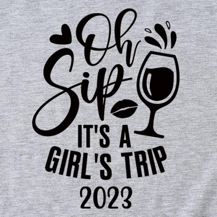 О, Голтка Тоа Е Девојче Патување 2023 Кошула За Жени Најдобри Пријатели Кошула За Пиење Кошула Забава Маица Девојки Пиење Врв