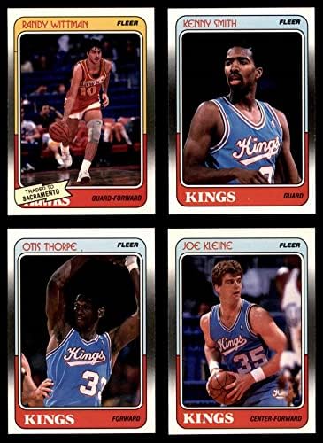 1988-89 Флеер Канзас Сити Кингс го постави Канзас Сити Кингс НМ/МТ кралеви